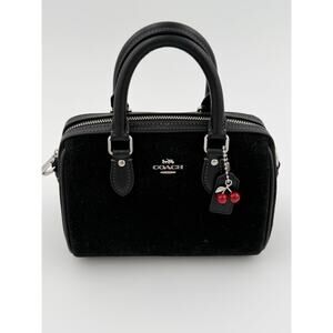 Coach Mini Rowan Crossbody Bag with Cherry Charm